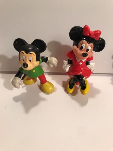 7 Disney 80s-90s Donald Duck Tales Scrooge McDuck Mickey Minni Mouse PVC Figures