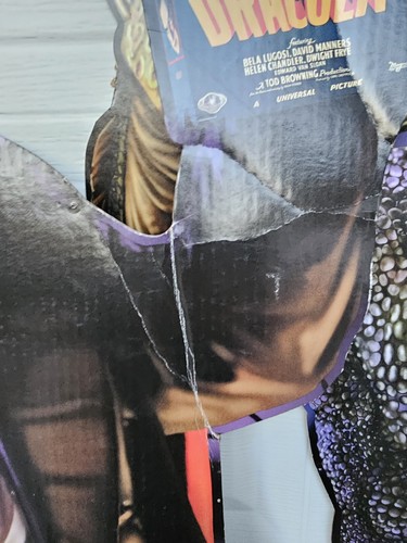 Universal Movie Monster Vintage Lifesize Cardboard Rare Set Of 4Wolfman Dracula