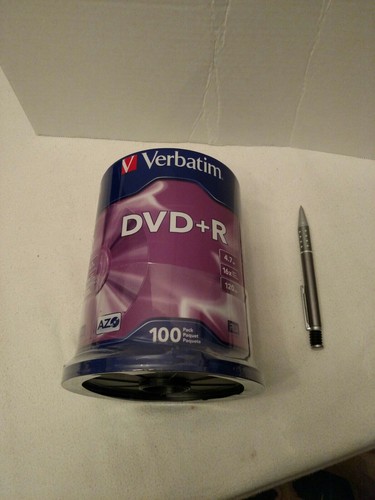 Verbatim  4.7 GB Upto16x Branded Recordable Disc DVD & 100 Disc Spindle