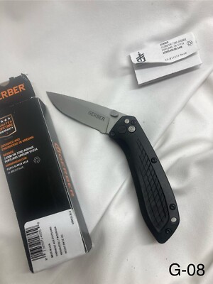 GERBER KNIFE USA-ASSIST 420HC-FE NEW IN BOX MADE IN USA 30-001206N FINE EDGE