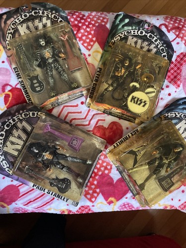 マクファーレントイズ　KISS　サイコ・サーカス4体セット KISS Psycho Circus Set of all 4 Members Action Figures 1998
