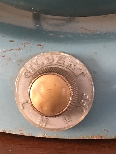 VTG Gilbert Vornado Style Mid Century Electric Fan Atomic Steampunk Diver Helmet