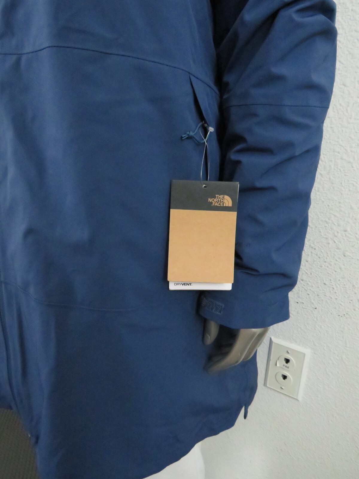 Pre-owned The North Face Womens  Thermoball Triclimate Waterproof Insulated Parka Jacket B In Blue