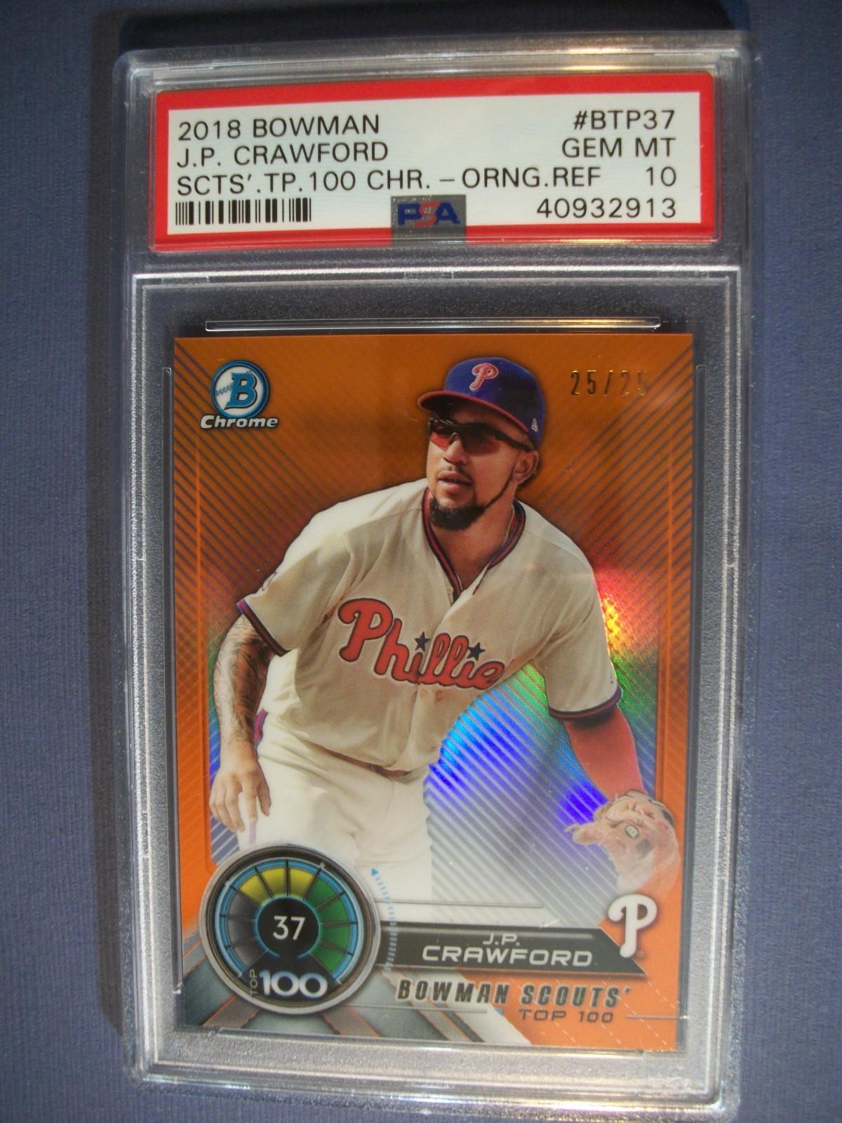 メジャーリーグ　J.P. CRAWFORD ボブルヘッド J.P. CRAWFORD Lehigh Valley Iron Pigs Grand Slide BOBBLE