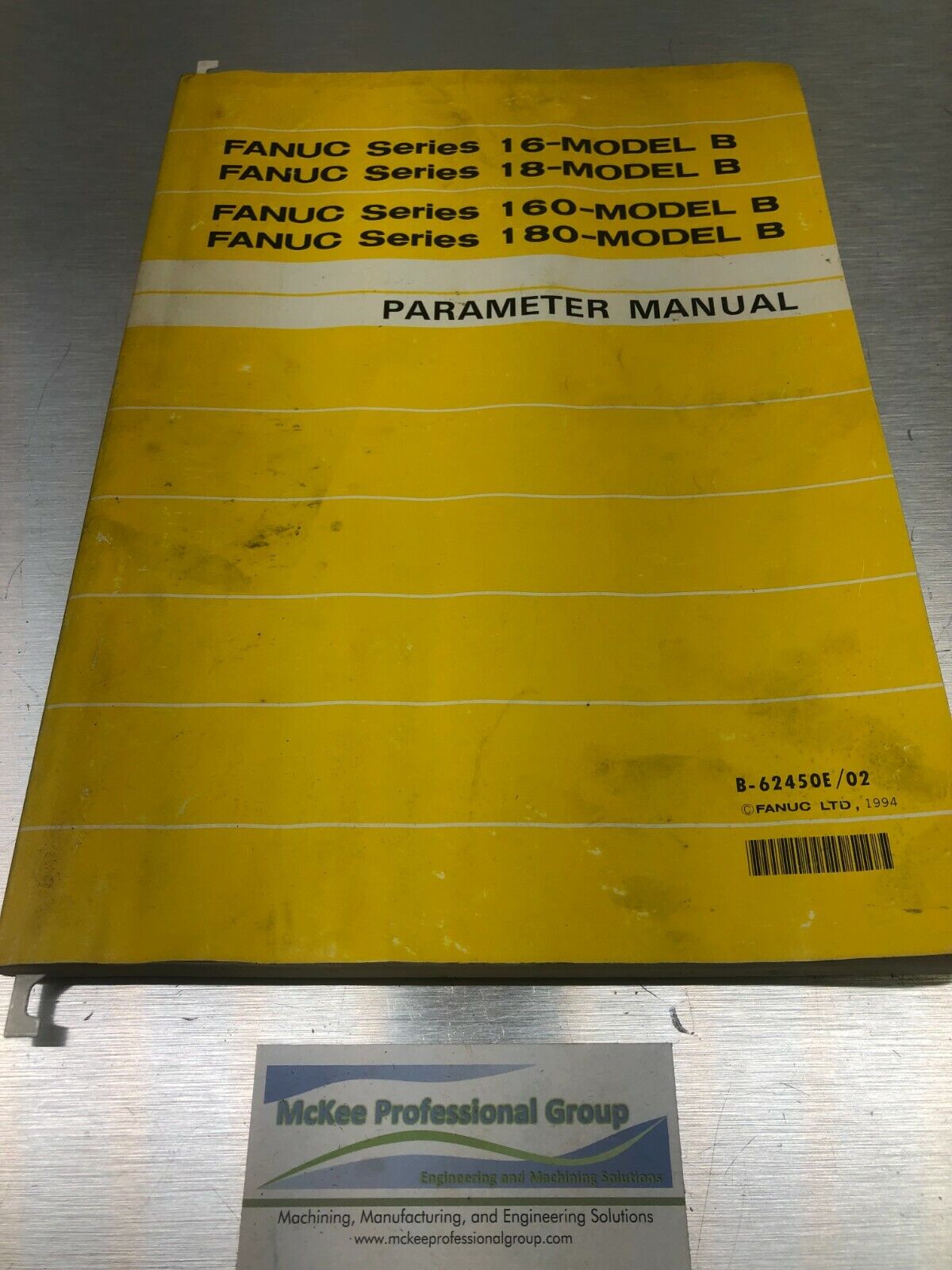 Fanuc 16/18/160/180 Model B Parameter Manual - B-62450E/02 Fanuc 16/18/160/180 Model B Parameter Manual - B-62450E/02