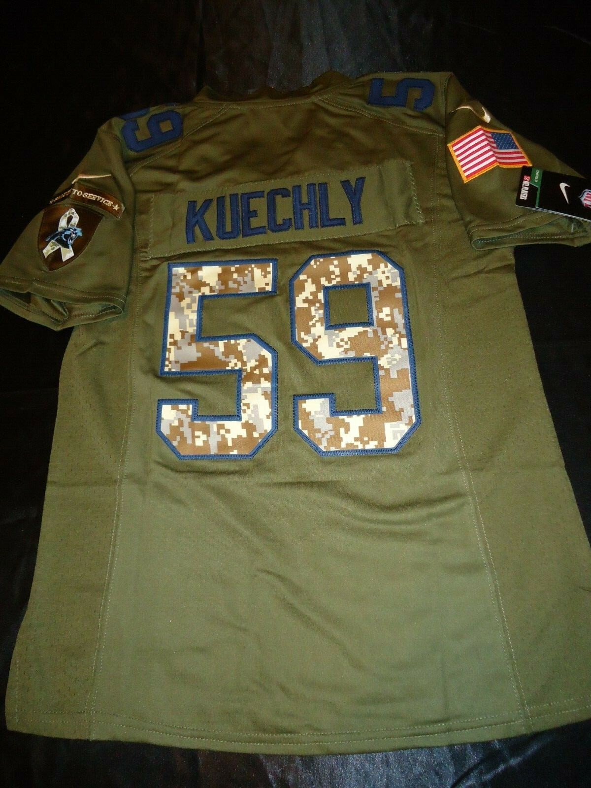 carolina panthers camo jersey