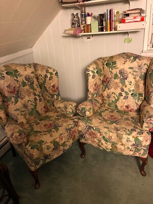 second hand queen anne chairs