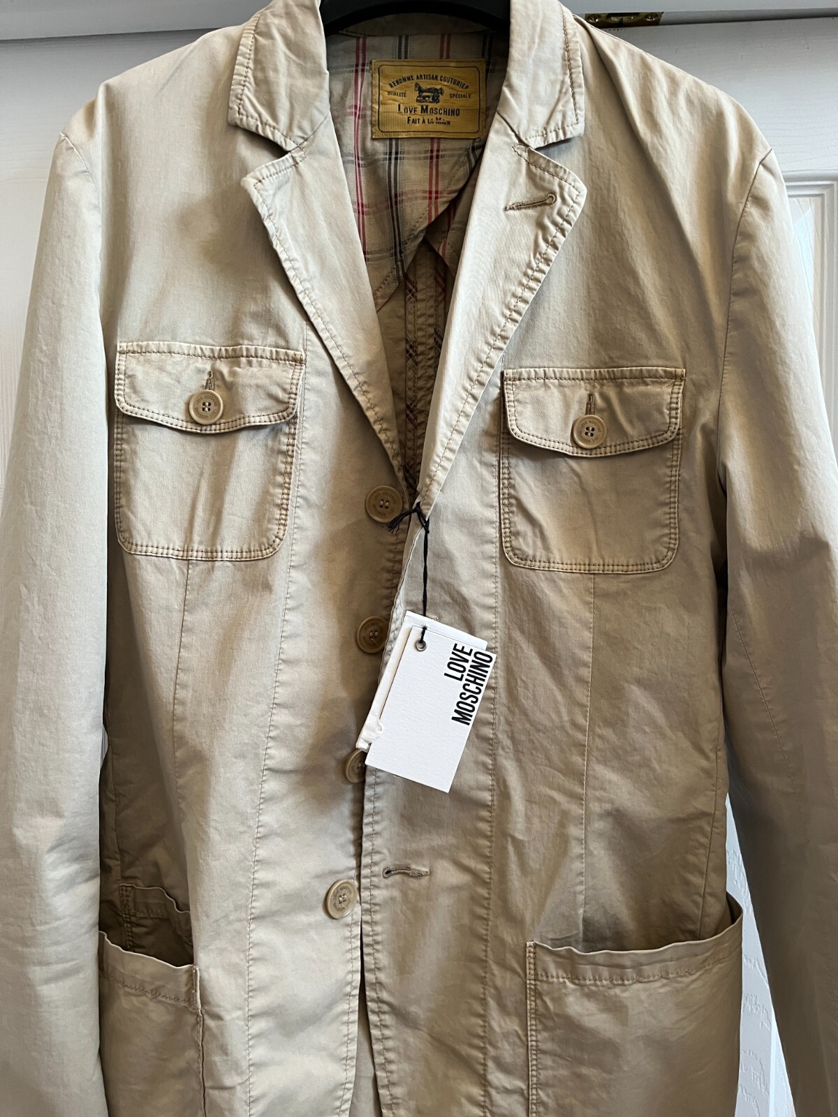 Love Moschino Jacket Blazer Men's size US 38 EU 48 NEW