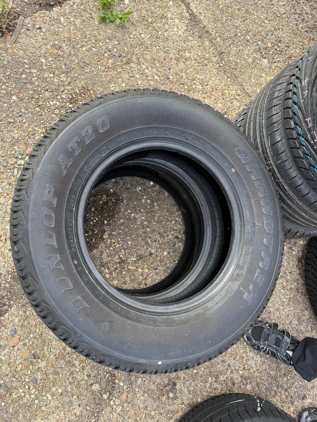New 245 70 17 Dunlop, Grandtrek AT20, M+S, 108S, x1 Tyre (F1_tyres) YD185