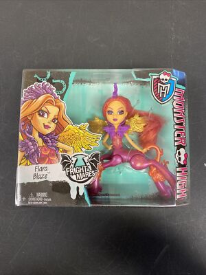 MONSTER HIGH Flara Blaze DOLL FRIGHT-MARES SKULLETTE MATTEL 2015