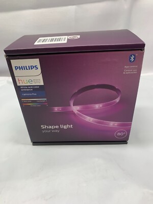 Philips Hue Lightstrip Plus 80/Shape Smart Light/Works With Alexa & Hey Google