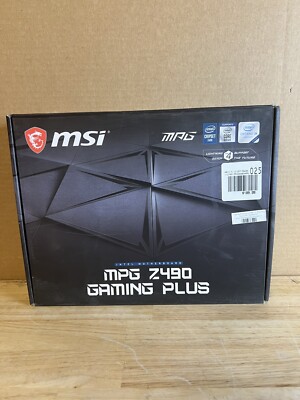   BRAND NEW MSI Intel motherboard MPG Z490 Gaming Plus