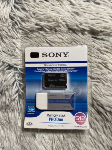 Sony 512 MB Memory Stick PRO Duo Flash Memory Card (MSX-M512S) | eBay