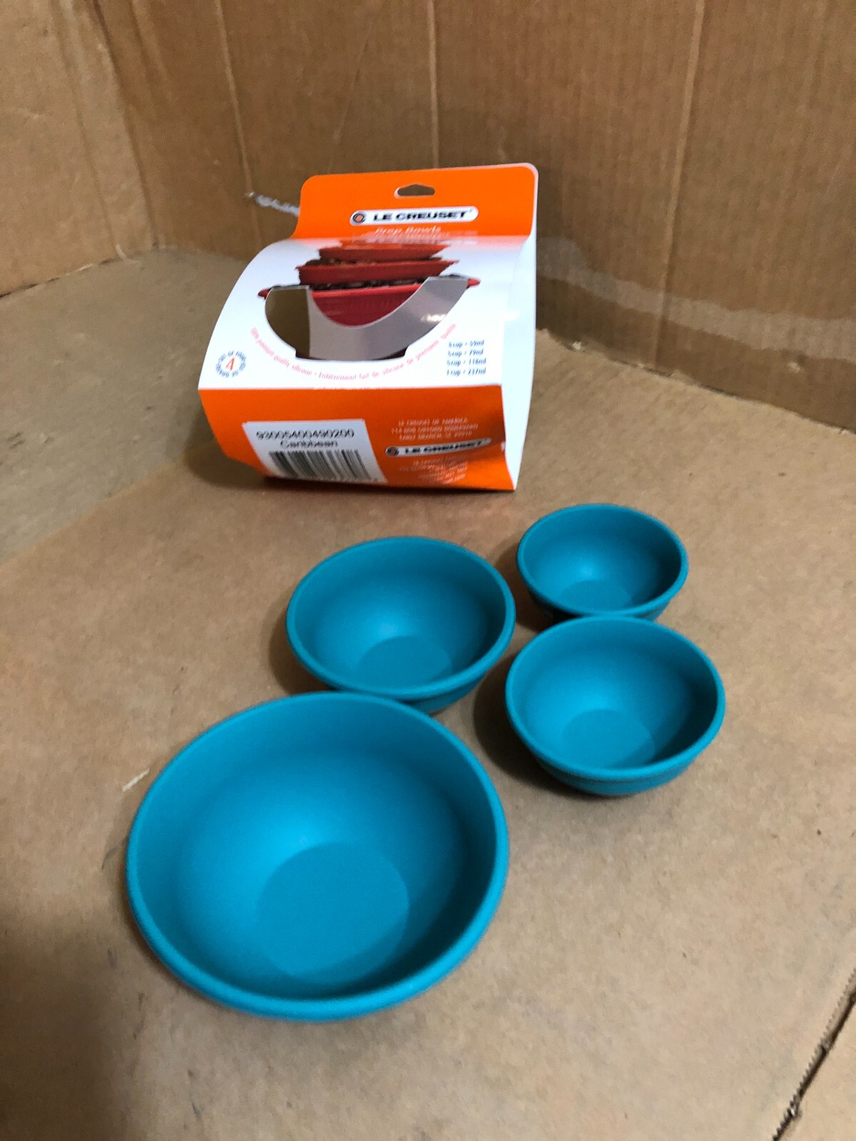 Le Creuset Silicone Caribbean PINCH BOWLS Set