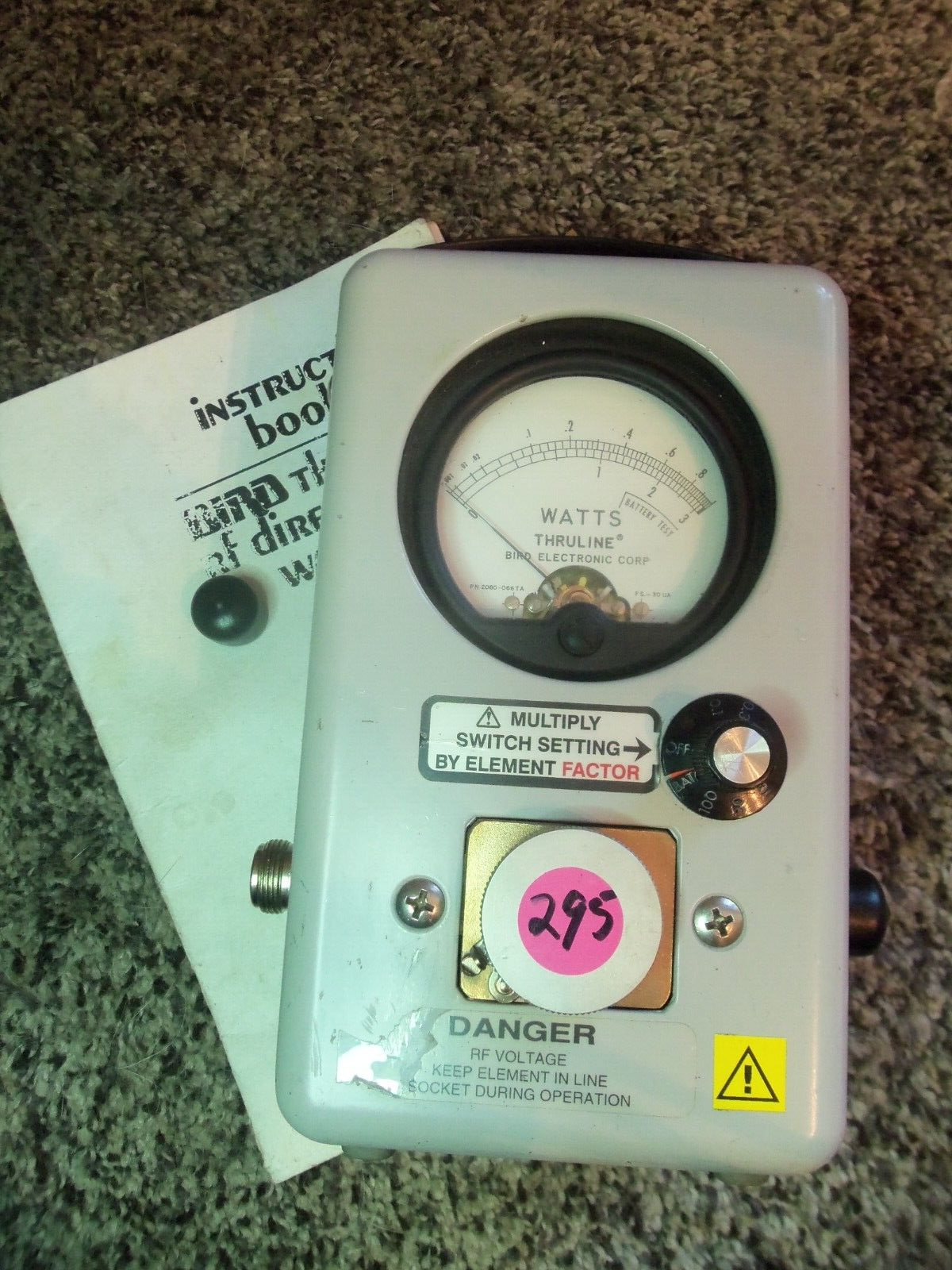 その他 BIRD WATTMETER MODEL 612 Bird Model 43 Wattmeter