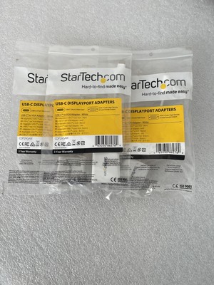lot3 Startech.com usb-c displayport adapters cdp2vgaw new