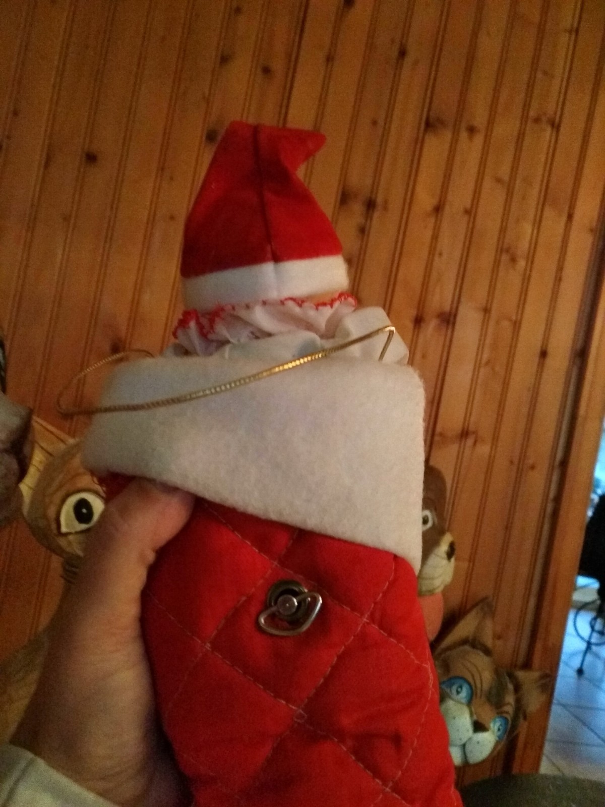 vintage baby in the sock christmas crank music RARE!