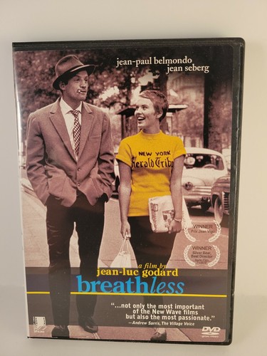 Breathless, A Film By Jean-Loc Godard DVD:French with