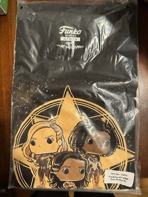 The Marvels Funko Pop Tee Shirt Large MCC Marvel Collector Corp Exclusive
