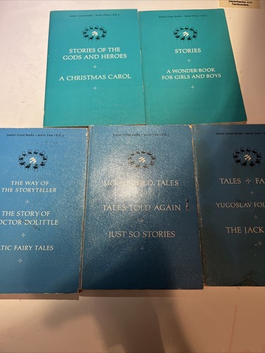 A Wonder Book for Boys and Girls book lot of 5 different books story teller