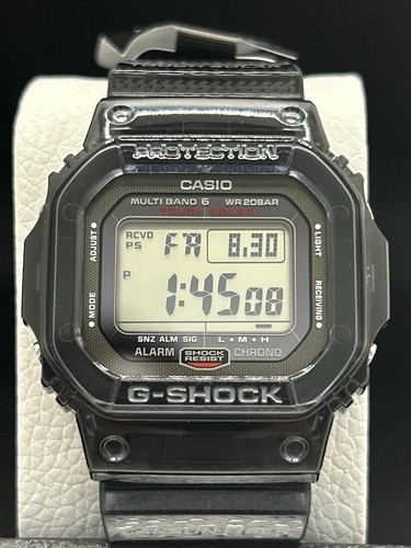 Pre-owned Casio G-shock Gw-s5600u-1jf Origin Solar Radio Carbon Fiber Digital Men`s Watch