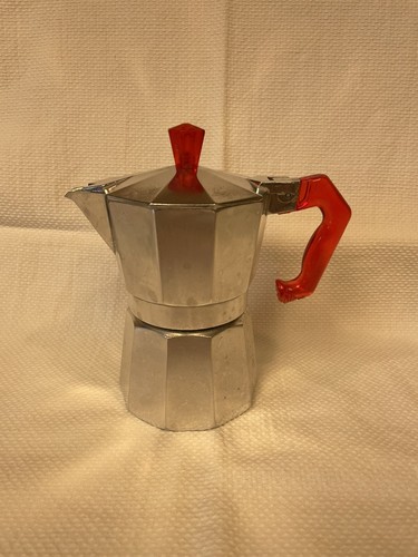 Moka Pot Italy Red Handle