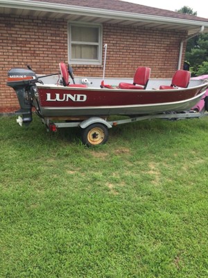 Lund fishing boat