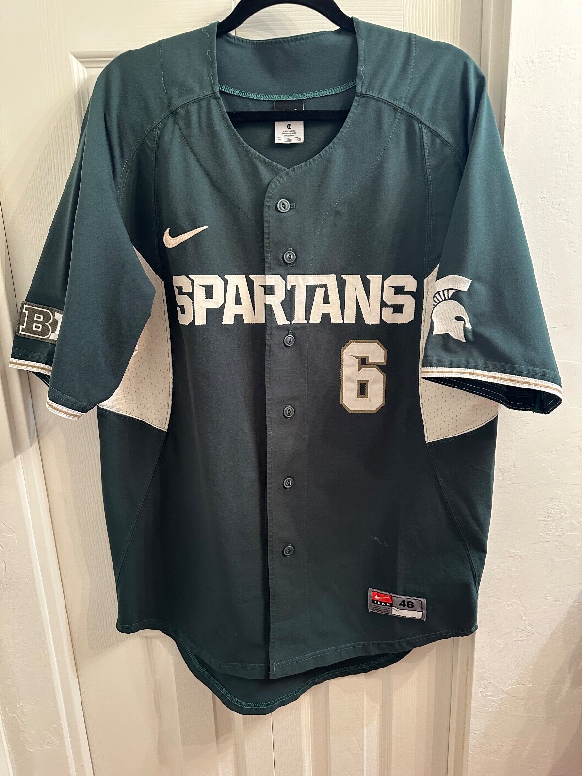 nike michigan baseball jersey
