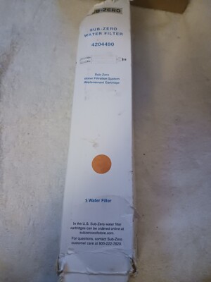 1  Sub-Zero 4204490 Refrigerator Water Filter - White New USA GENUINE OEM