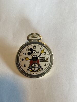 Disney Pin 1708 Ingersoll Pocket Watch Mickey Mouse DLR