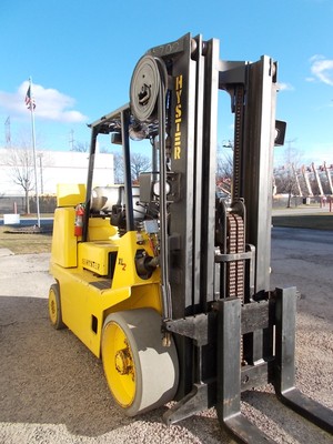 HYSTER S155XL2 15,500# FORKLIFT CUSHION TIRE FORKLIFT HILO YALE TOWMOTOR RIGGER