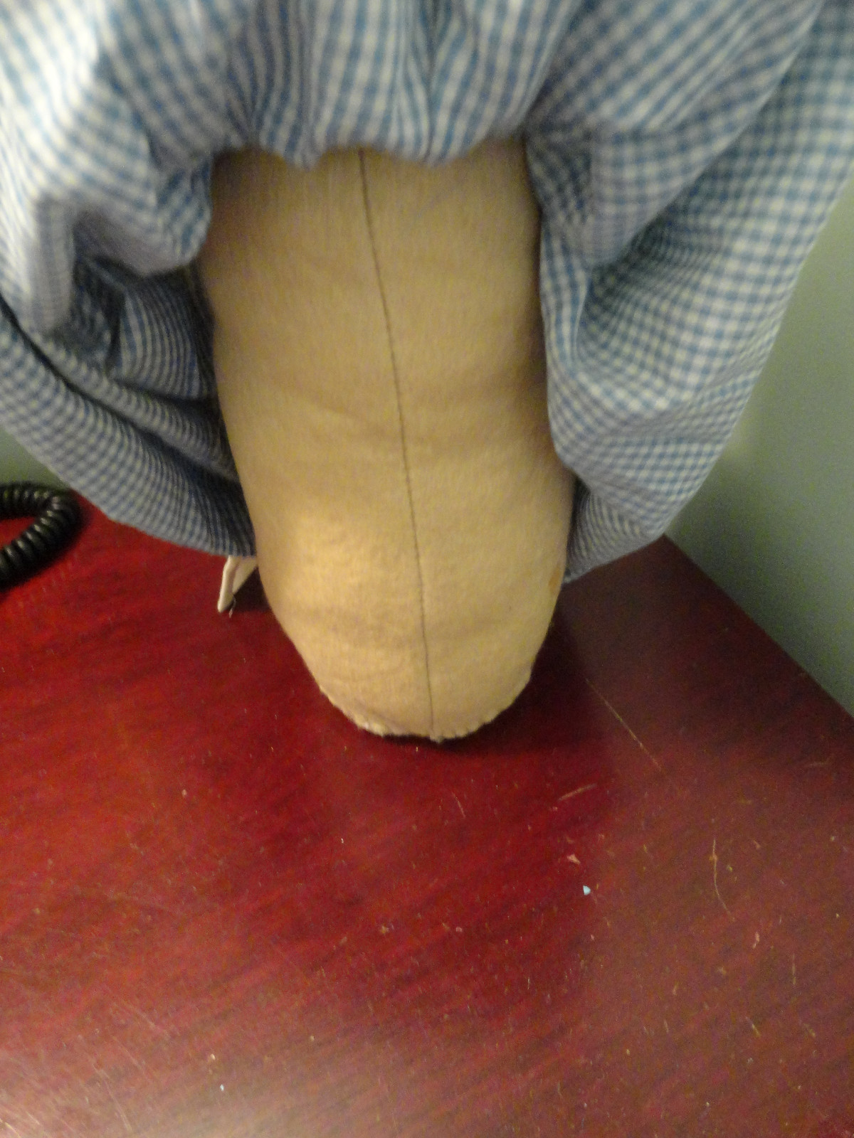 Handmade Homemade RABBIT Bunny Girl stuffed doll 14