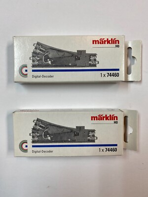 Two (2) Marklin 74460 HO Scale C Track Digital Install Decoders Brand New