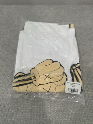 KAWS Skeleton New Fiction T-Shirt Bone 2021 KAWS-SS01 Men's Size Large