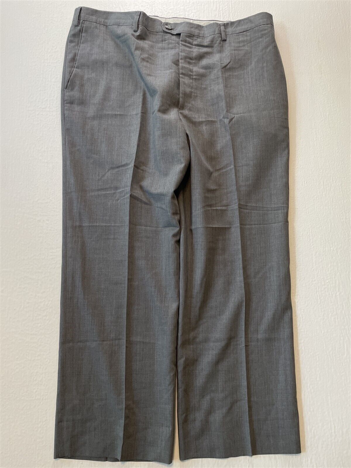 スーツ 90s 00s 2tuck summer wool slacks BLK Angelico H-Tech Class Super 100s 40x29 Gray Italy 100% Wool