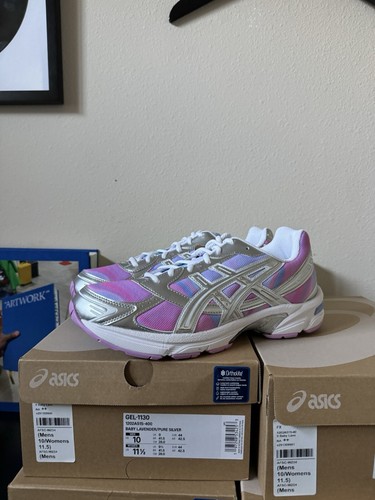 Pre-owned Asics Gel-1130 Baby Lavender Pure Silver - Size 11.5w - In Purple