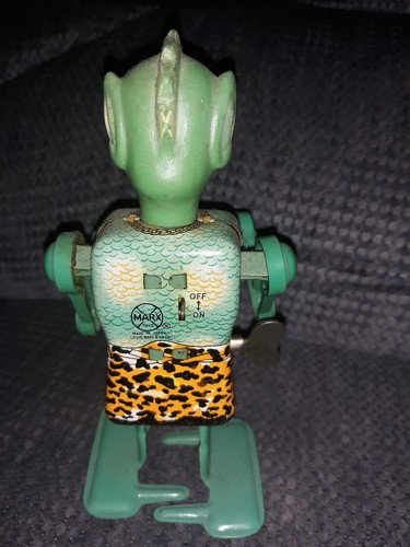 Vintage SON OF GARLOO Tin Toy by MARX Original Clockwork 1960s Working Works