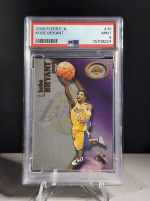 2000-01 EX Kobe Bryant #39 PSA 9 MINT HOF