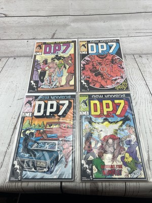 DP7 LOT OF 4: #1 #2 #3 #4 New Universe Marvel Comics BRONZE ERA