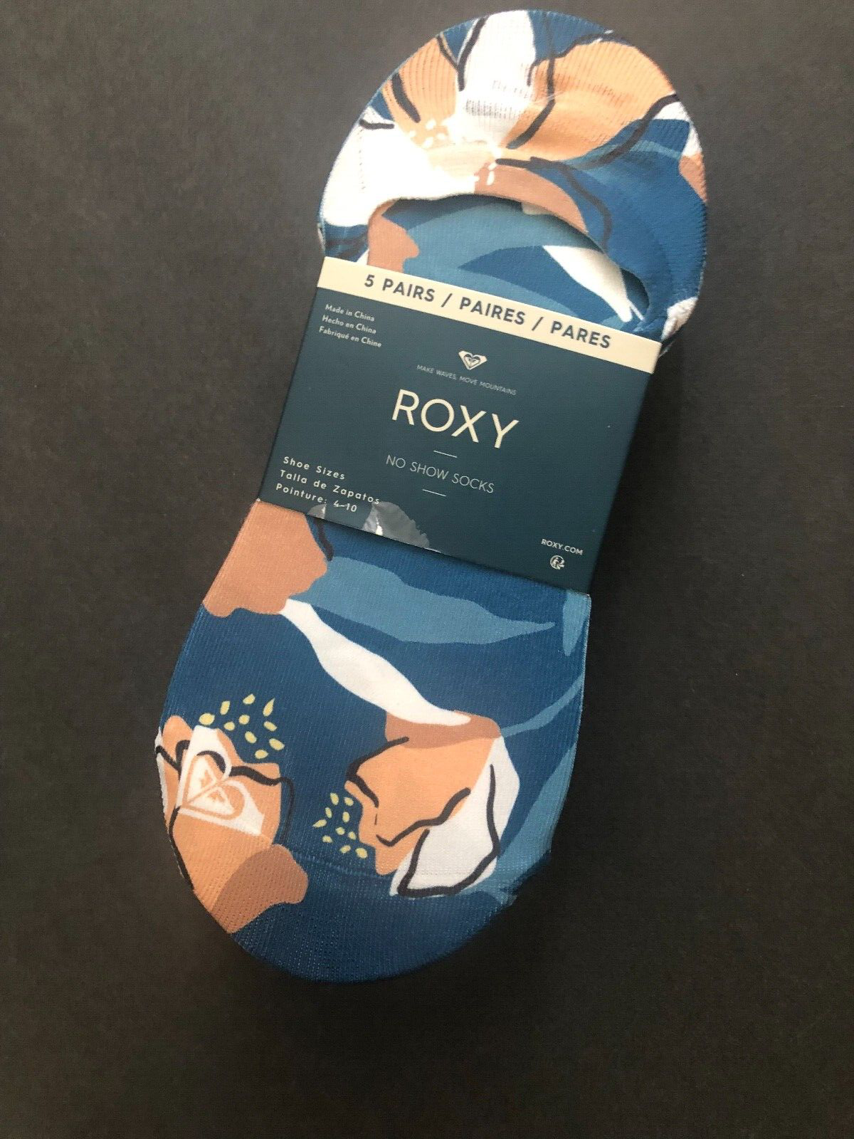 5 Pairs Multi Colored Prints