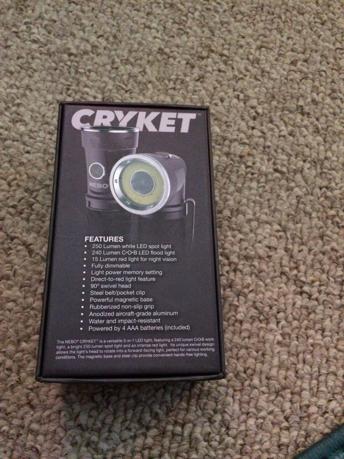 NEBO Cryket LED Flashlight - 6437