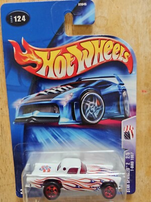 Hot Wheels 1957 Star Spangled T-Bird #124; White