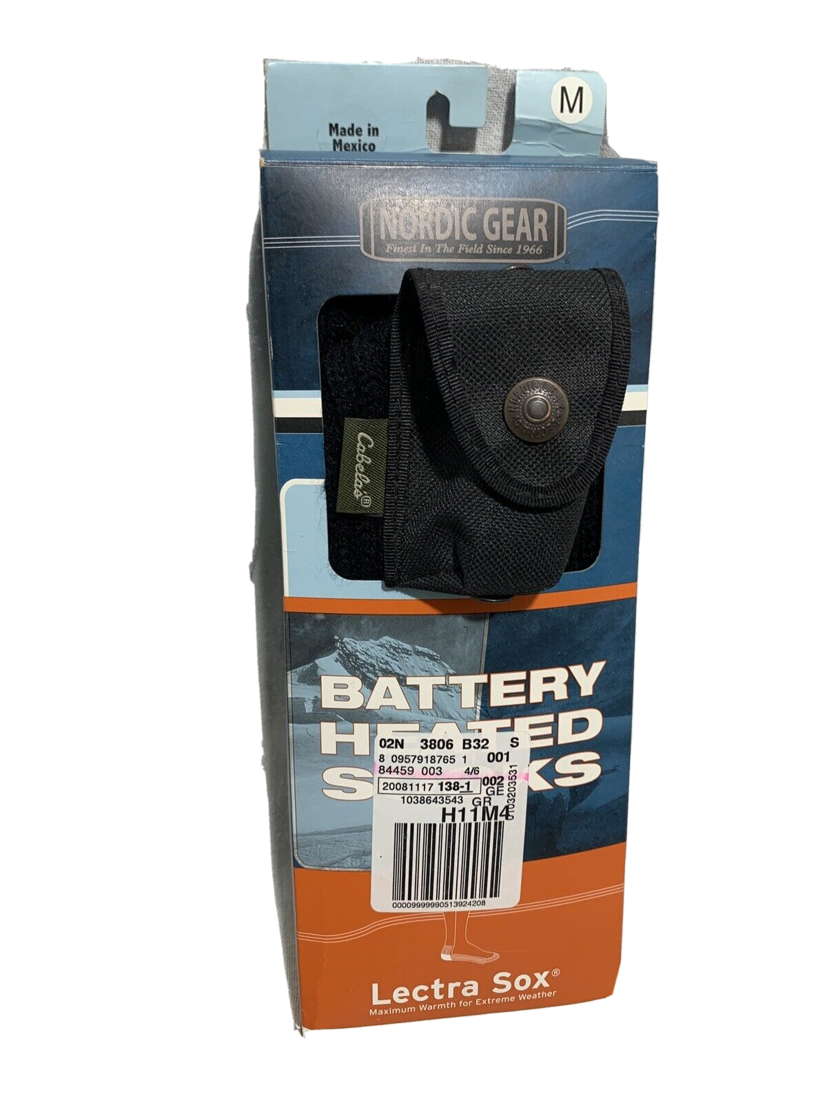 Nordic Gear Sport Lectra-sox Sz Medium Electric Battery New Cabelas