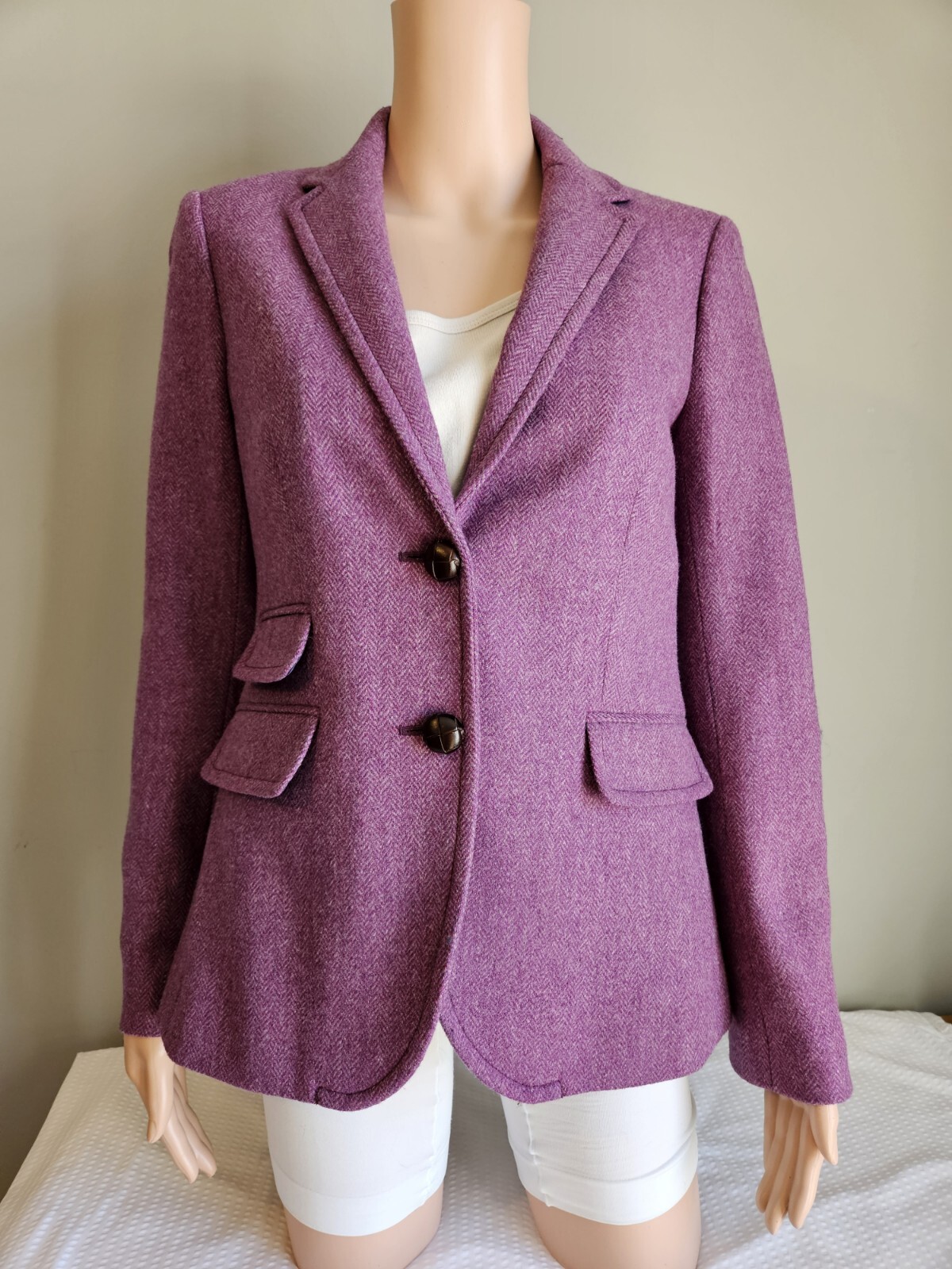 J. Crew Hacking Jacket/Blazer 100% Wool Herringbone J. Crew Hacking Jacket/Blazer 100% Wool Herringbone