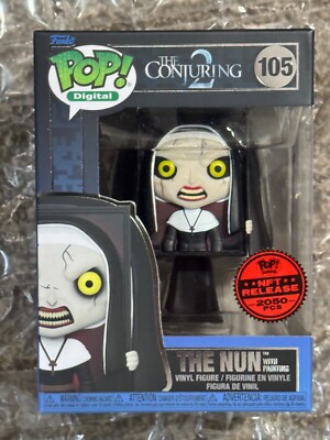 Funko Pop! Digital WB Horror The Conjuring 2 The Nun With Painting w/Protector