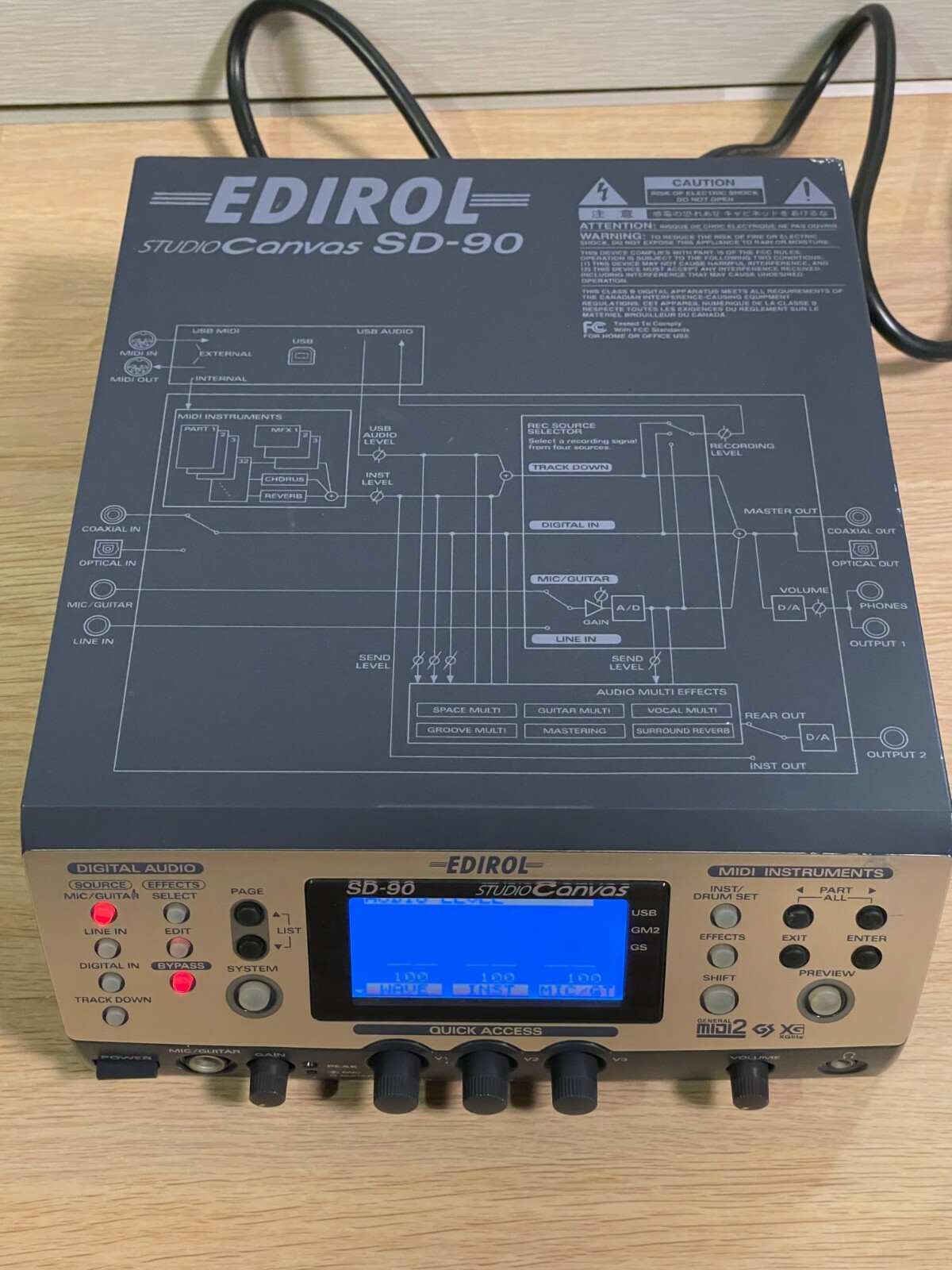 Roland EDIROL STUDIO Canvas SD-90 Edirol sd-90 studio canvas 音源