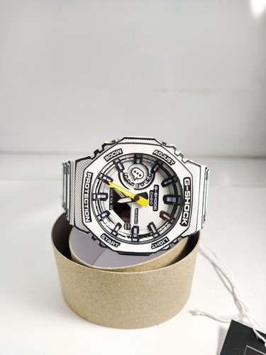 Pre-owned Casio G-shock Ga-2100mng-7a White Manga Limited Edition Made In Japanfedex