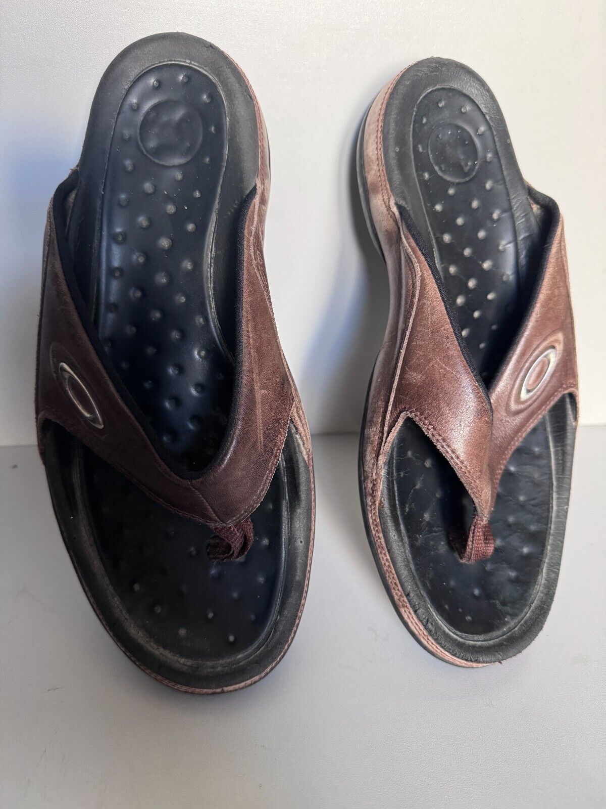 Vintage Oakley Smoke Black Sandals Slides Flip Flops 90s Y2K Vintage Oakley Smoke Black Sandals Slides Flip Flops 90s Y2K