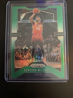 2019-20 Prizm Donovan Mitchell #164 Green Prizm SSP Jazz 