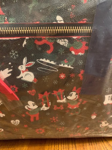 Disney Dooney & Bourke 2017 Christmas Woodland Large Tote Brand New W/Tassel